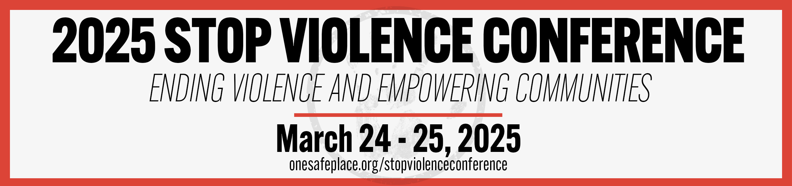 Stop Violence Conference 2025