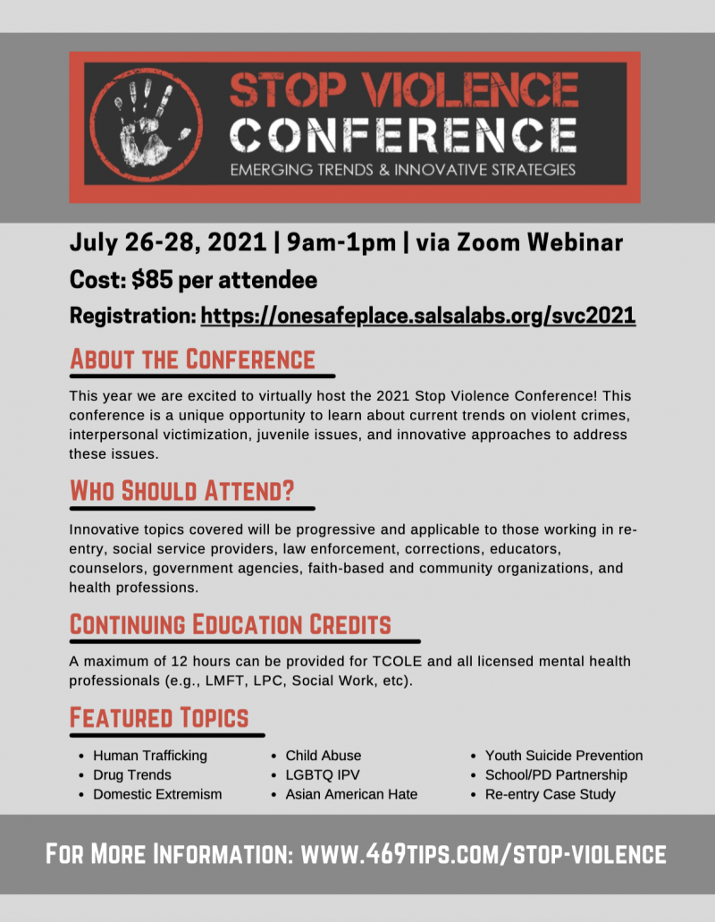 Stop Violence Conference