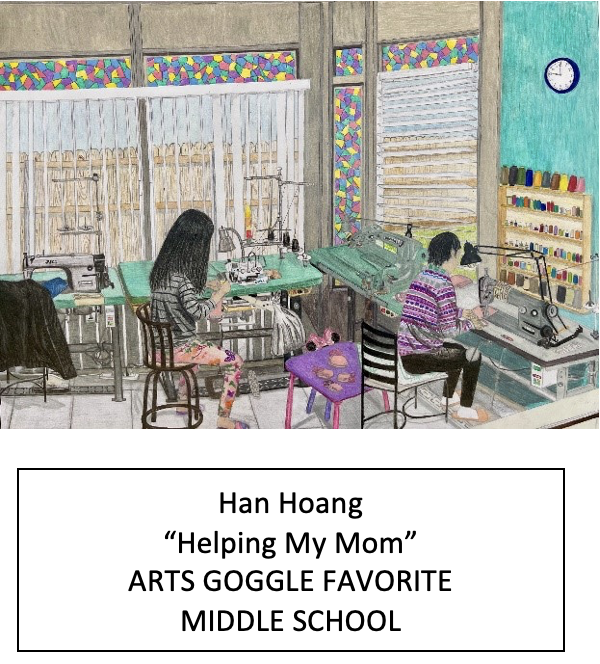 Art Goggle Favorite, "Helping My Mom" by Han Hoang, MS